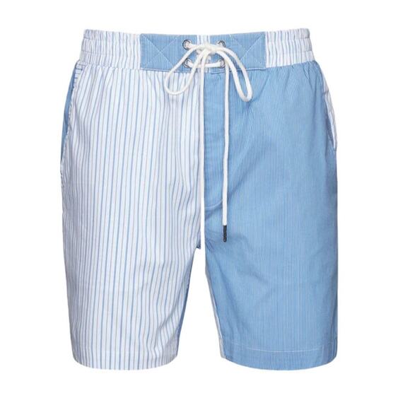 Ser.O.Ya Men's Ziggy Swim Trunk Shorts in Blue Stripe Combo Size XL NWT - Picture 1 of 9